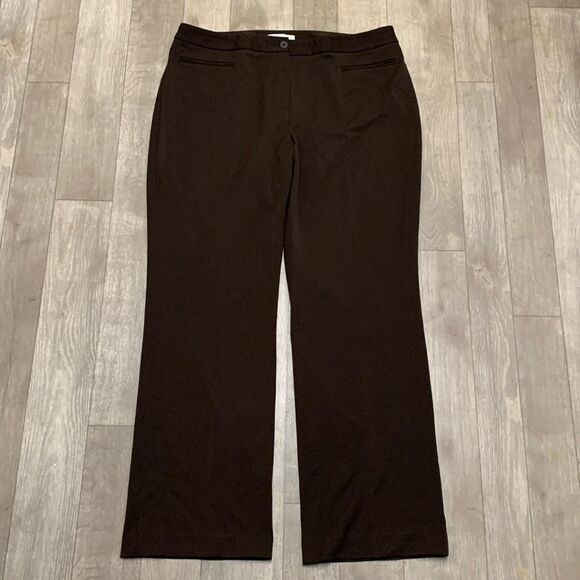 Womens Talbots Curvy Straight Leg Business Casual Minimalist Dress‎ Pants - Picture 1 of 7